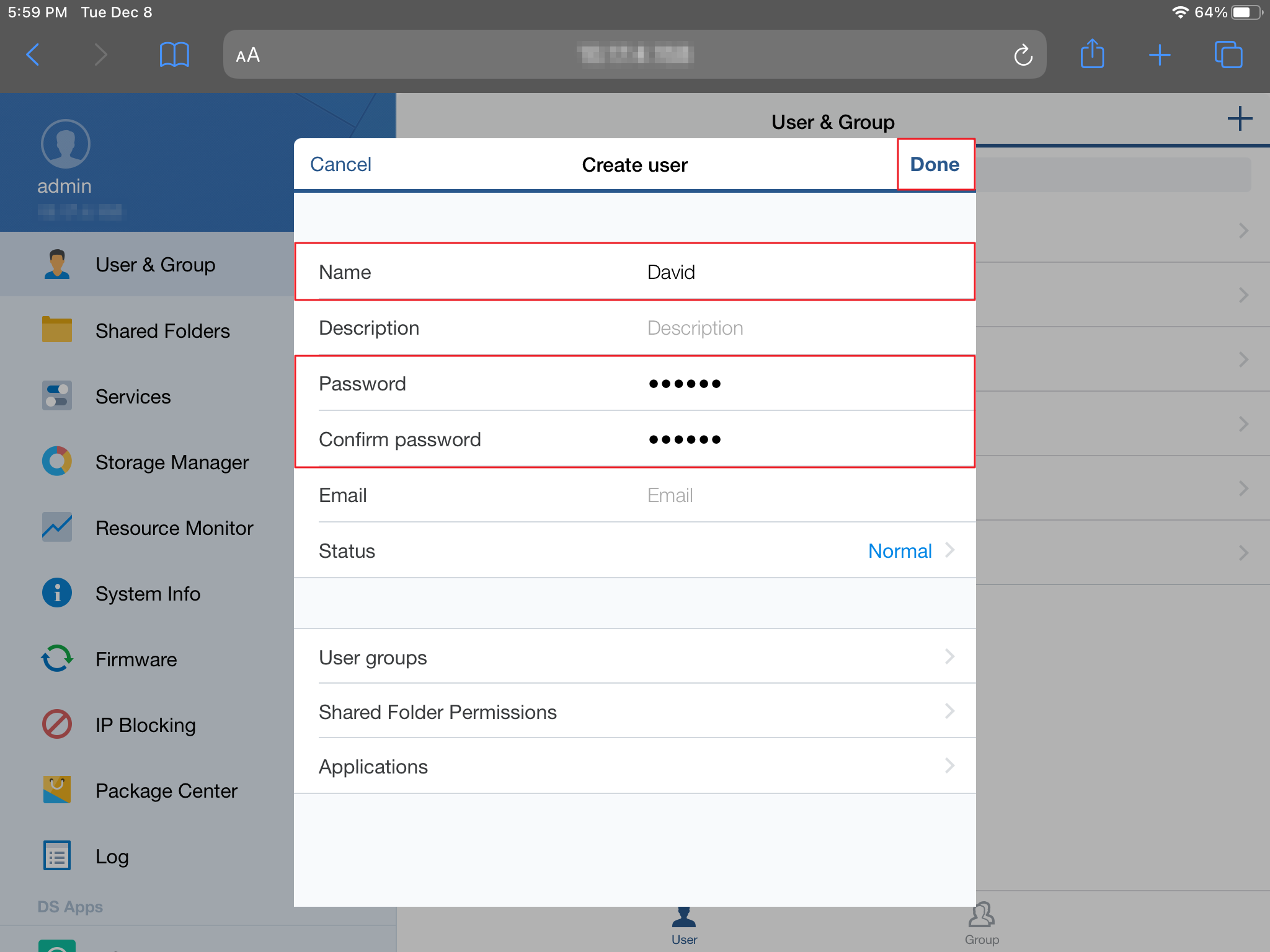 How To Access And Manage Your Synology Nas Using A Mobile Web Browser Synology Knowledge Center