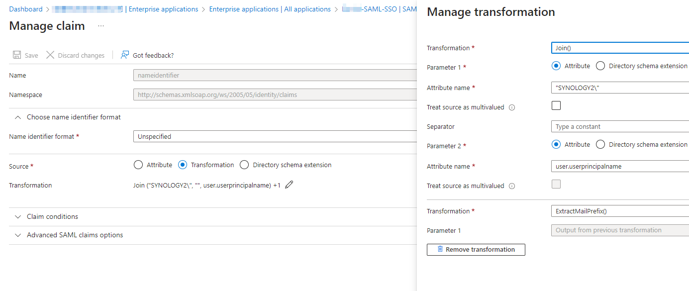 Как активировать SAML SSO на Synology NAS с помощью Microsoft Entra ID  (ранее Azure AD) - Центр знаний Synology