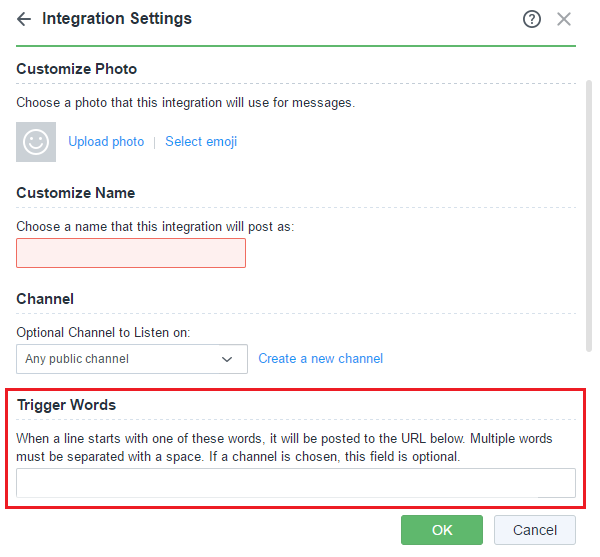 How do I configure webhooks and slash commands in Synology Chat 