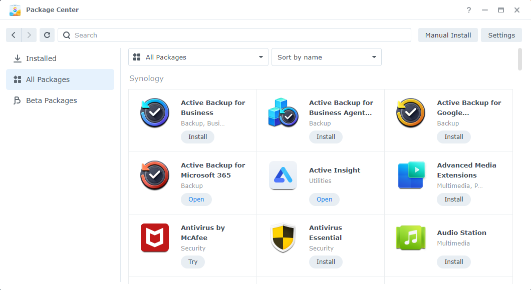 How do I install applications with Package Center? - Synology Knowledge Center