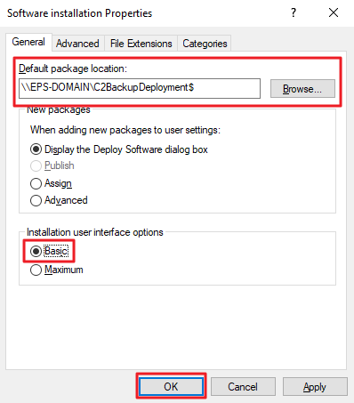 How can I mass deploy the C2 Backup agent using a Group Policy Object ...