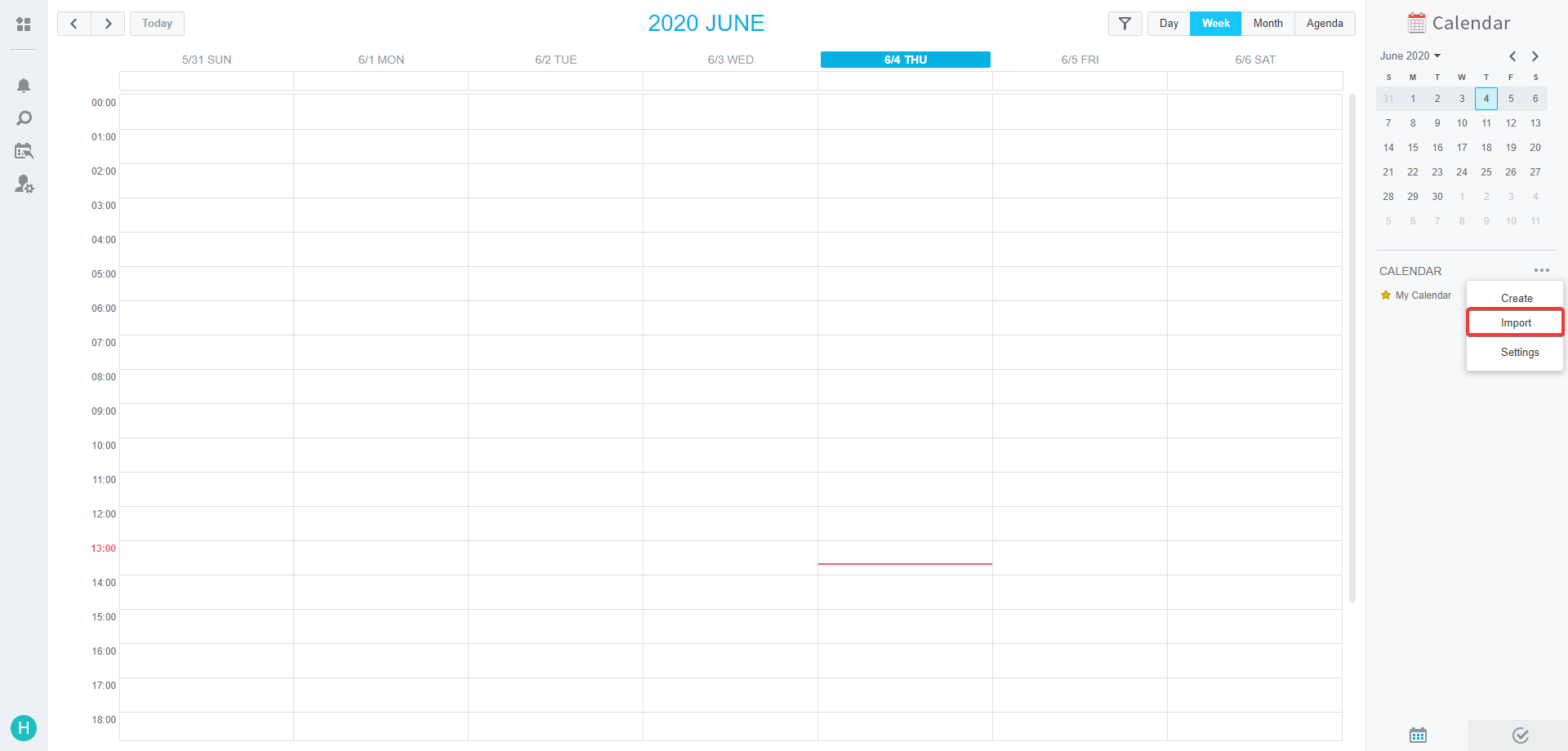 Wie importiere ich Kalender von WebDAV Server in Synology Calendar
