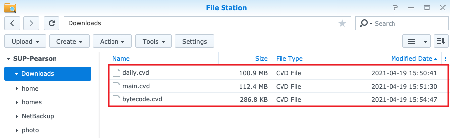 インターネット接続なしでウイルス定義を手動で更新する方法 Synology ナレッジセンター