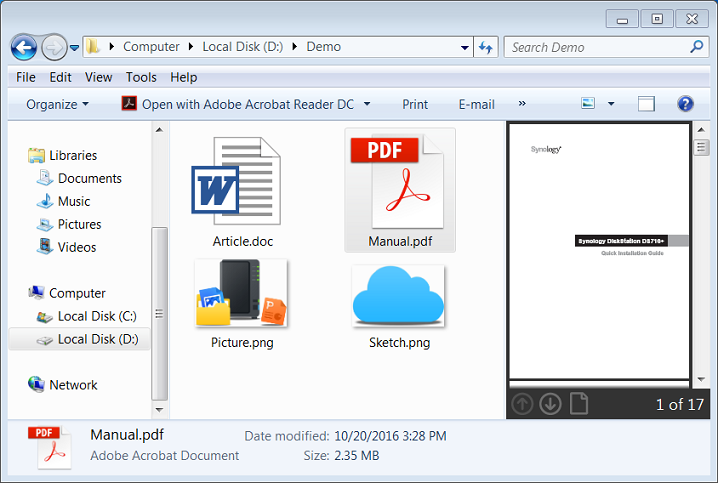 Добавление файлов с рабочего стола и из папки «Документы» в iCloud Drive
