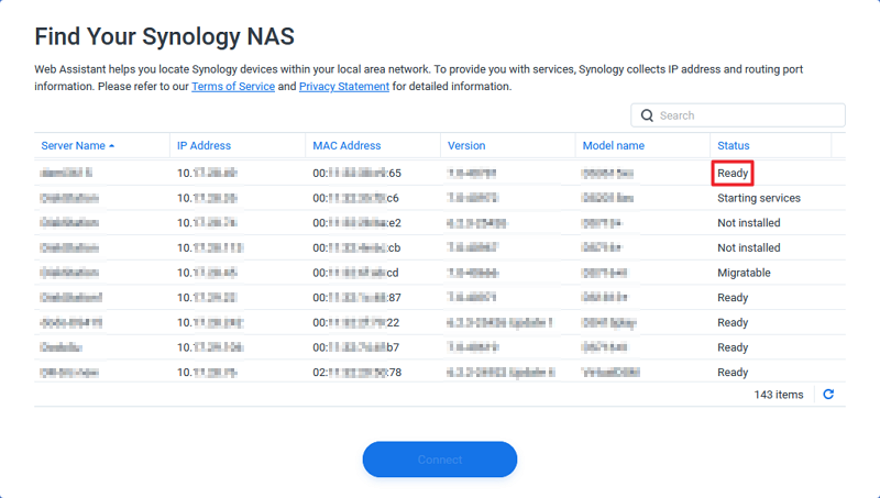 what-do-the-device-statuses-in-synology-assistant-and-web-assistant