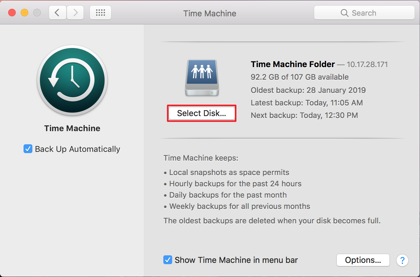 best disk format for mac time machine synology