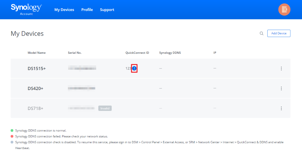 Synology のデバイスに Quickconnect で接続できません どうしたらよいでしょう Synology ナレッジセンター