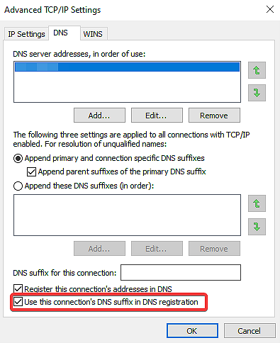 어떻게 도메인 클라이언트를 Dns Server 의 Ptr 레코드에 자동으로 등록할 수 있습니까? (Windows Pc만 해당) -  Synology 지식 센터