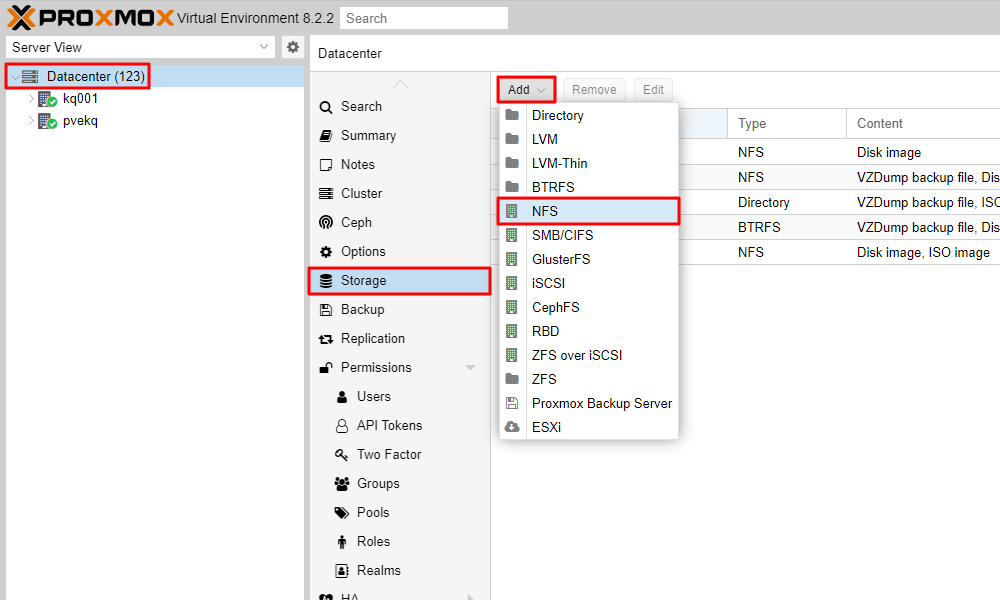 How Do I Set Up A Shared Folder As Proxmox Storage Via NFS Synology How Do I Set Up A Shared Folder As Proxmox Storage Via NFS Synology