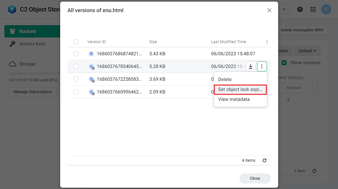 Protect data with object lock Synology Knowledge Center