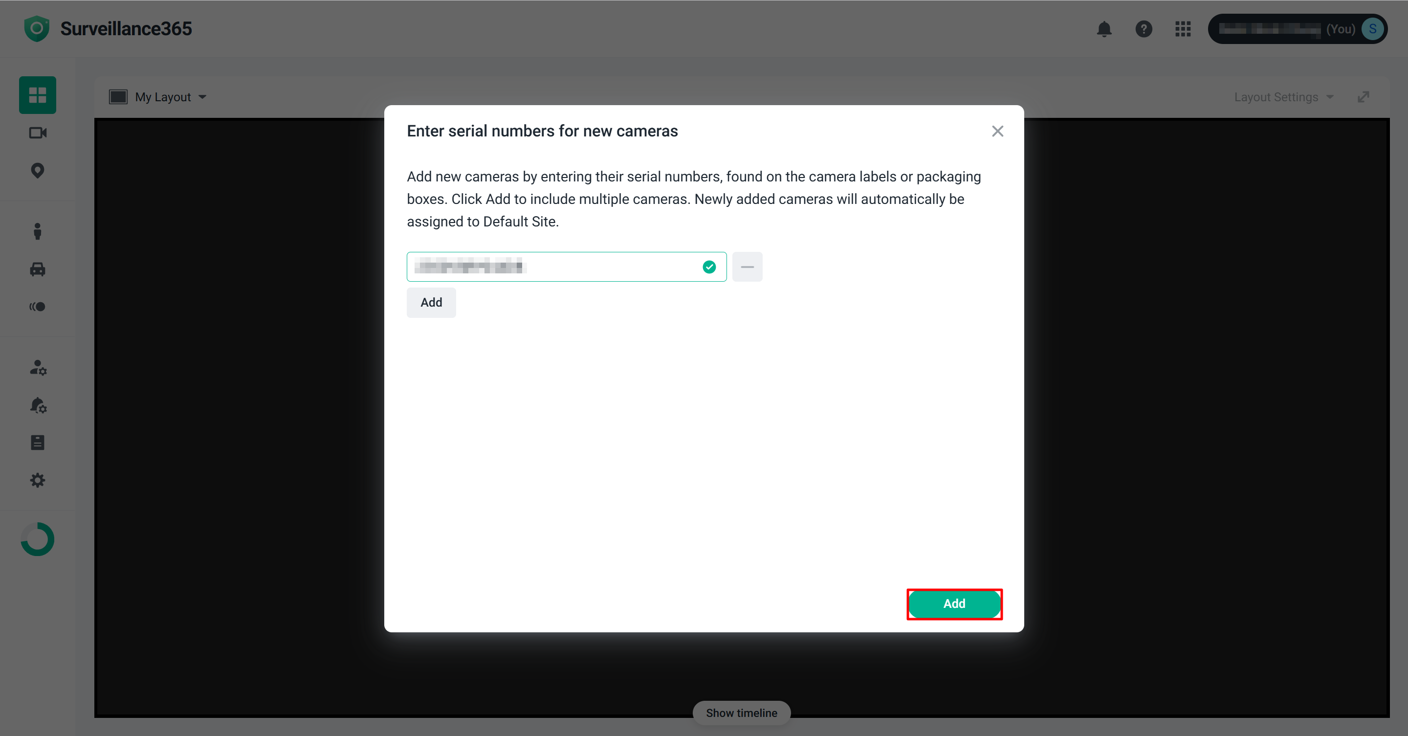 Add a camera to Surveillance365 - Synology Knowledge Center