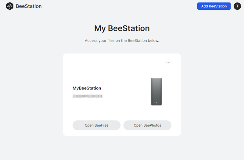 BeeStation 製品マニュアル