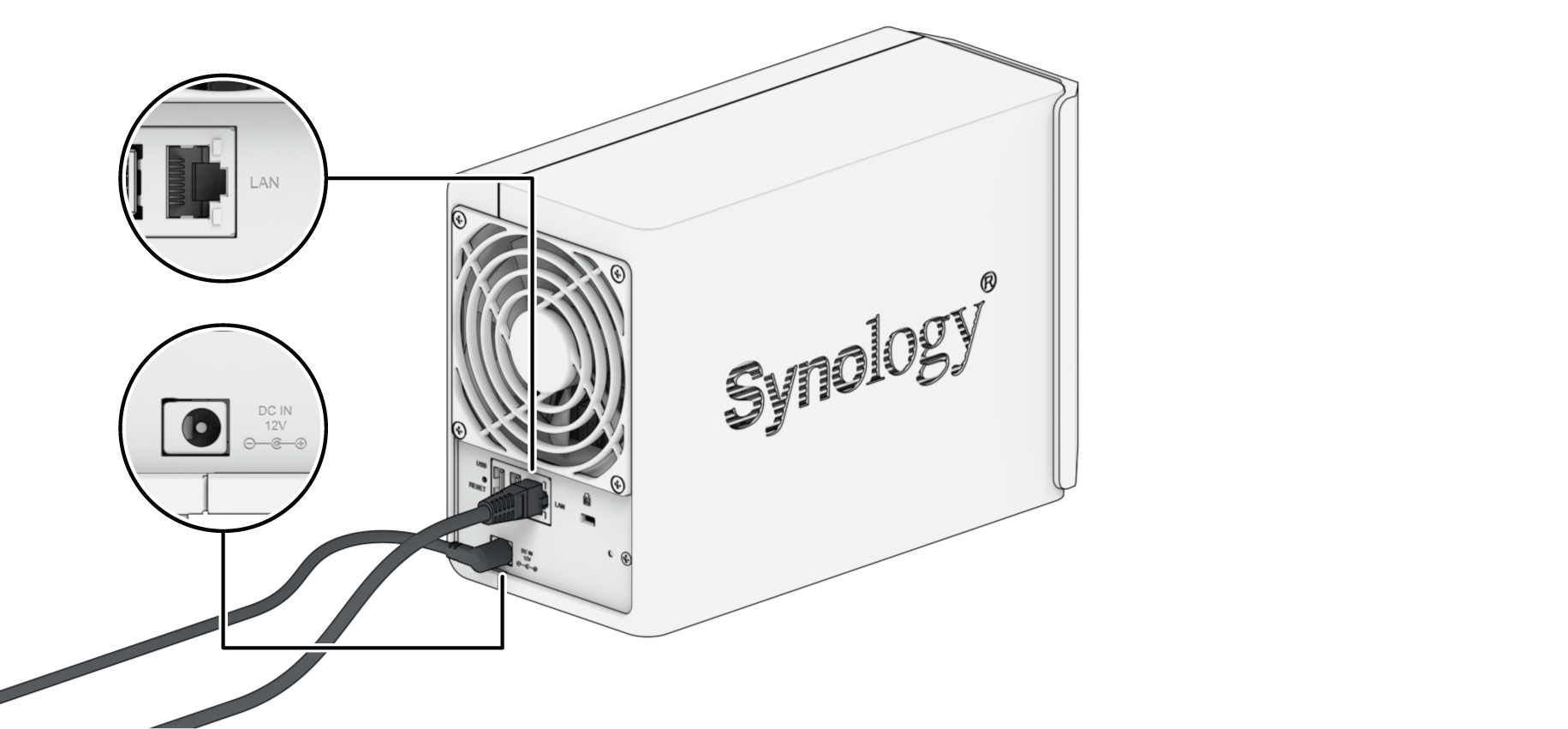 Synology DiskStation DS223 2tb NAS 2x1000gb Crucial MX500 SSD Drives  Installed