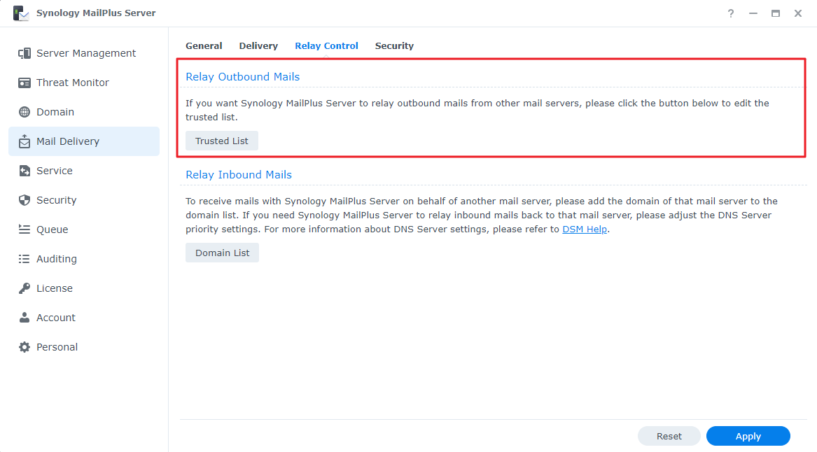 Synology MailPlus Server Administrator's Guide - Based on version 4.0
