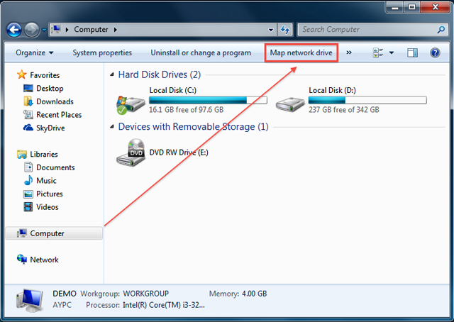 Store Files From A Windows Pc Within The Local Network Get Started With Dsm Synology Knowledge Center