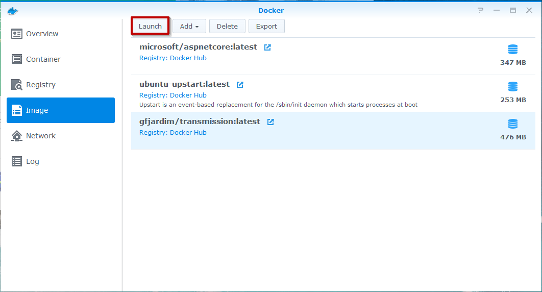 Creating A Container Docker Synology Knowledge Center Creating A Container Docker Synology Knowledge Center