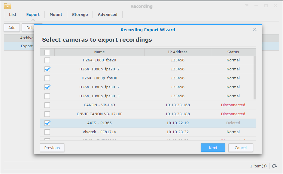 녹화물 클립 검색 Surveillance Station 시작하기 Synology 지식 센터