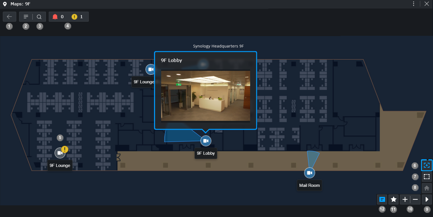 Layout Display & Controls Surveillance Station Synology Knowledge